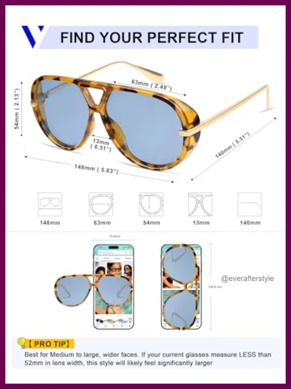 Oversized Polarized Aviator Sunglasses UV400 Round Shield Vintage Driving